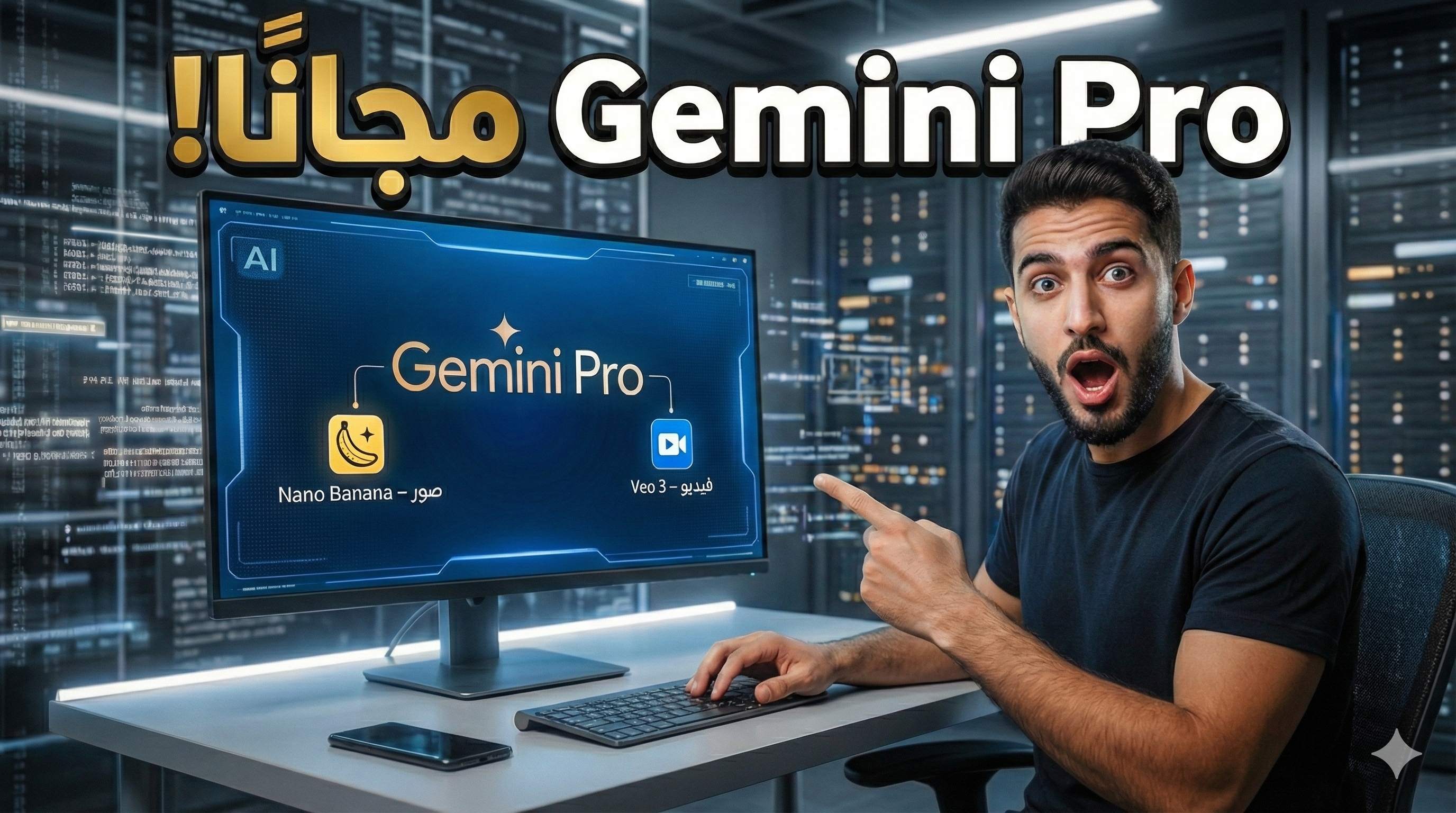 Gemini Pro + Nano Banana + Veo 3